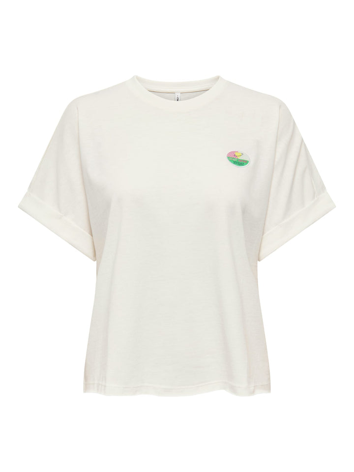 Only t-shirt dames off-white – 15378313 Minna