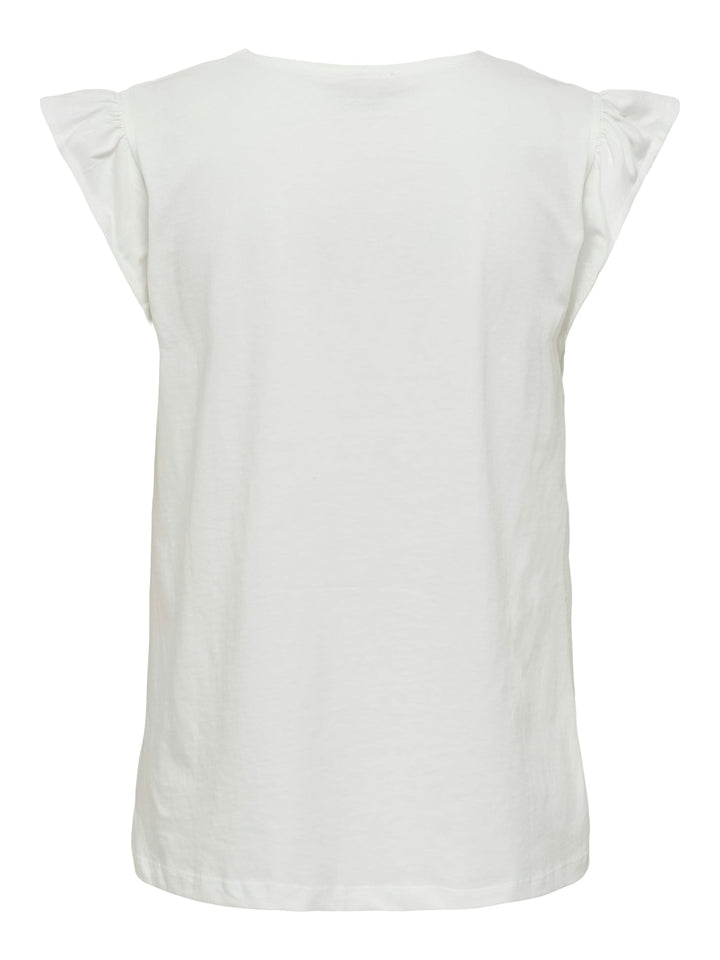 Jacqueline de Yong Ysta top off-white – dames