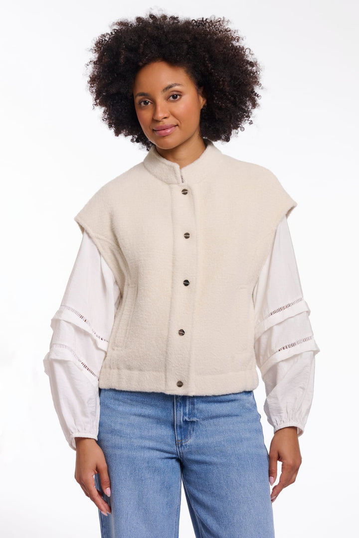 Rino & Pelle Teuntje.7002621 gilet dames off-white