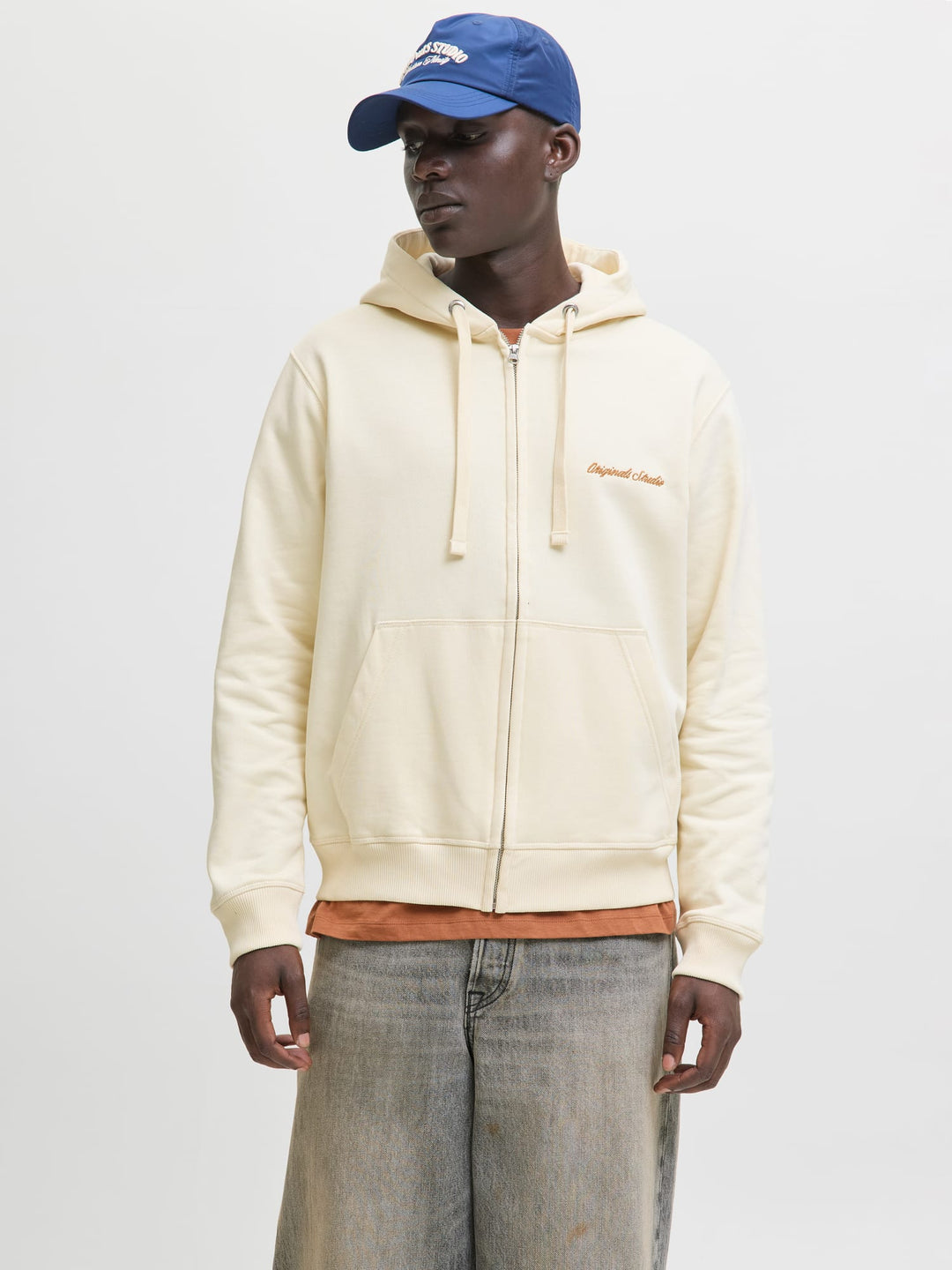 Jack & Jones Norrebro vest sweat heren - ecru