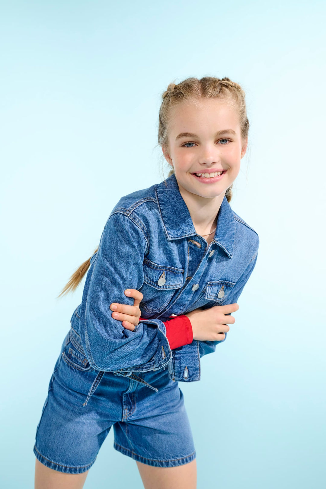 kids only 15340434 lumi winterjas meisjes blue denim