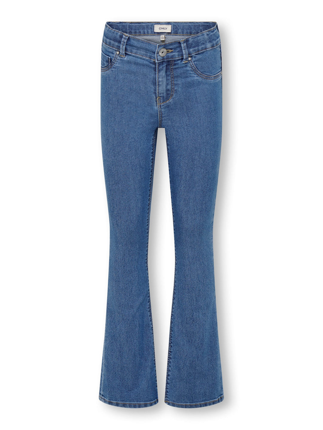 Kids Only mila-iris flared jeans – meisjes - Blue Denim