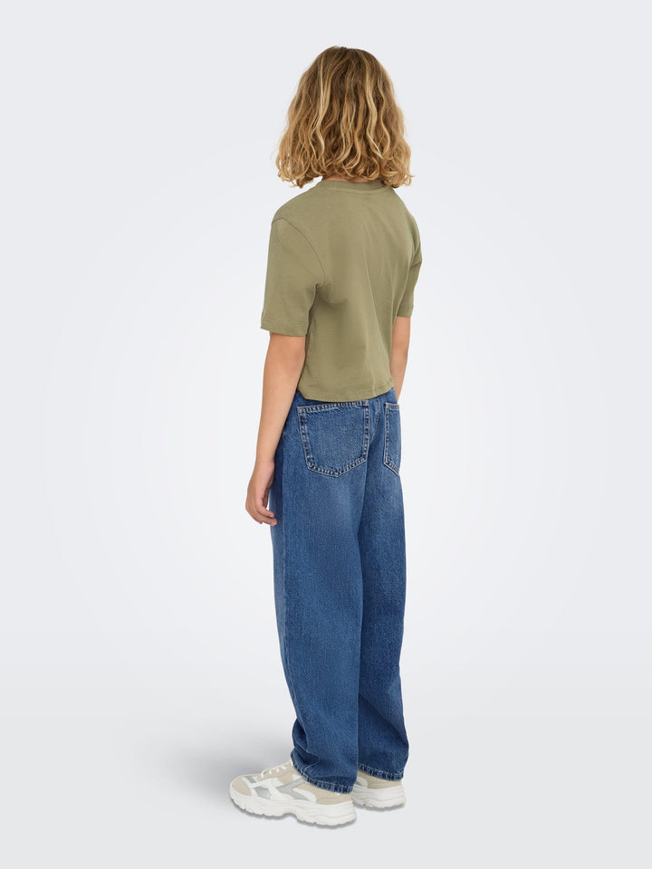 Kids Only Gianna jeans regular-straight fit – meisjes - Blue Denim