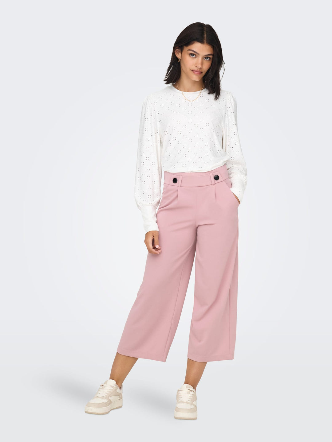 Jacqueline de Yong Geggo shorts oud groen – dames