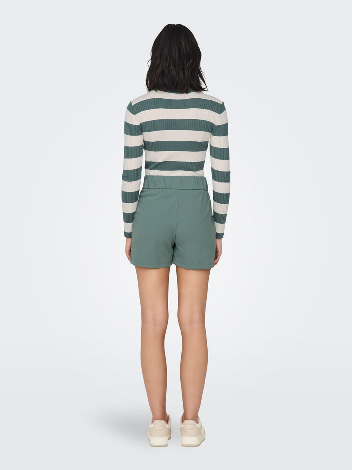 Jacqueline de Yong Geggo shorts oud groen – dames