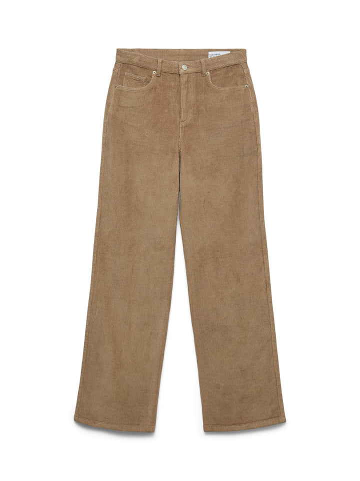 VERO MODA 10315350 Tessa lange broek dames licht bruin - L34