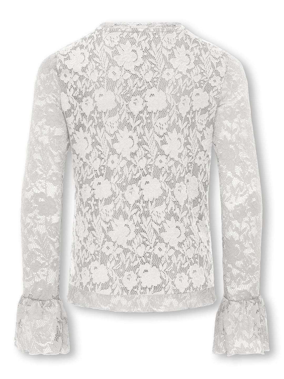 Kids Only Toos T-shirt l/m off-white – meisjes