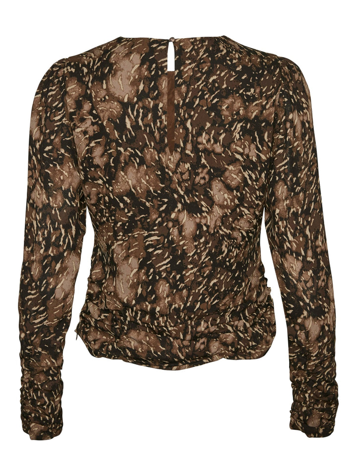 VERO MODA 10256386 VMcimmie top bruin dessin – dames