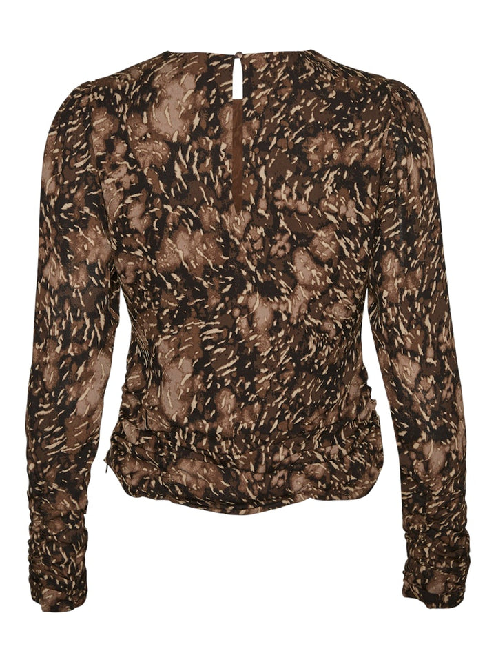 VERO MODA 10256386 VMcimmie top bruin dessin – dames