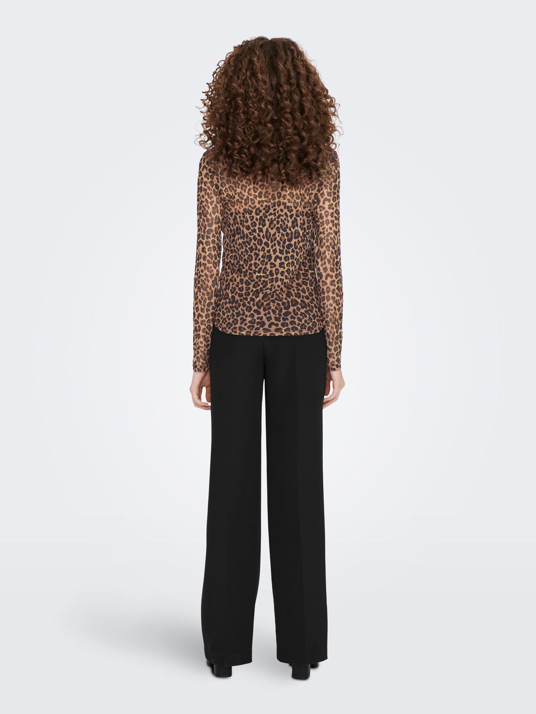 Jacqueline de Yong Penelope top bruin dessin – dames