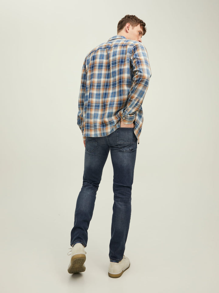 Jack & Jones Glenn jeans slim fit heren – blue denim - L32
