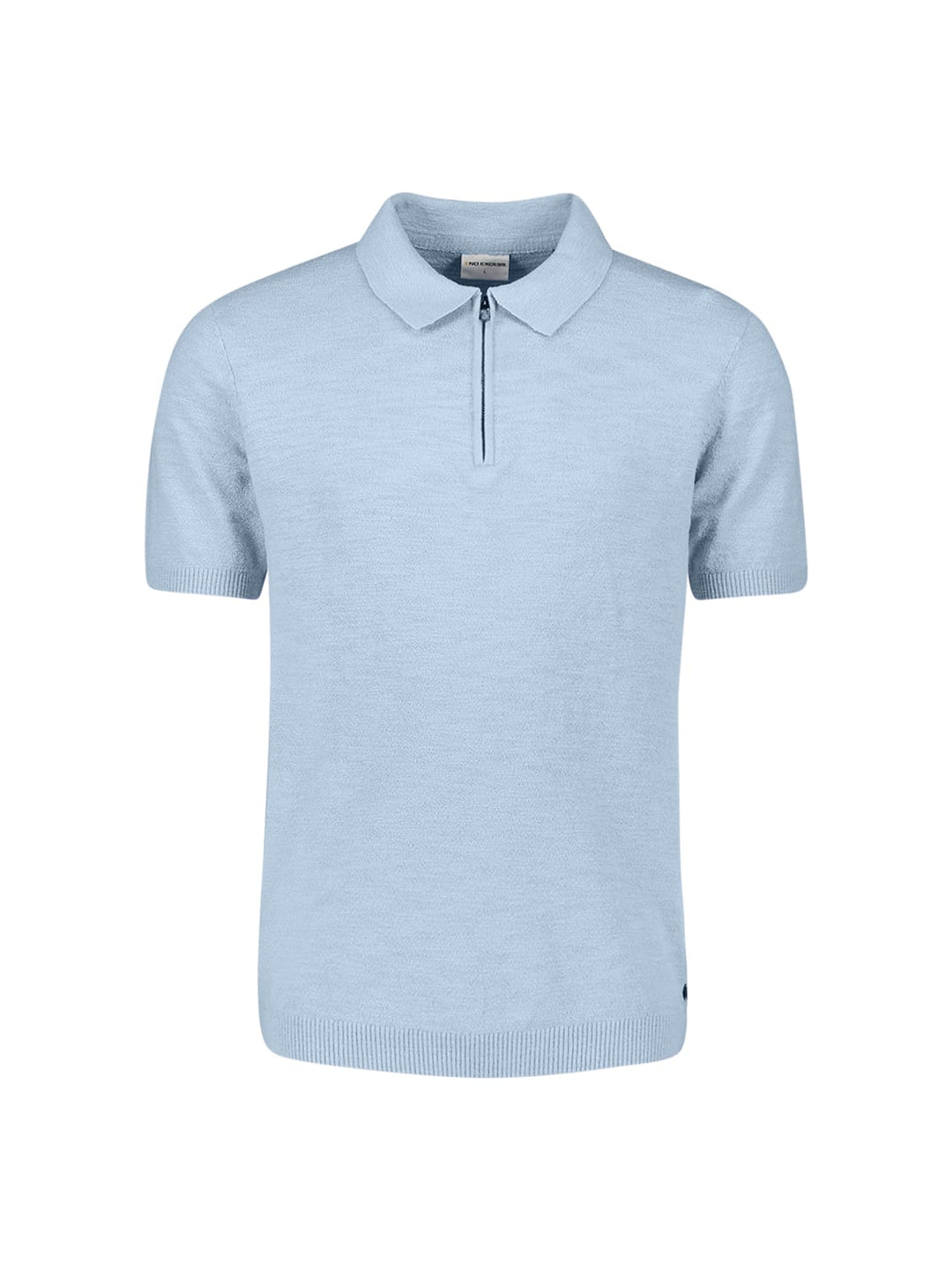 No Excess polo lichtblauw – heren