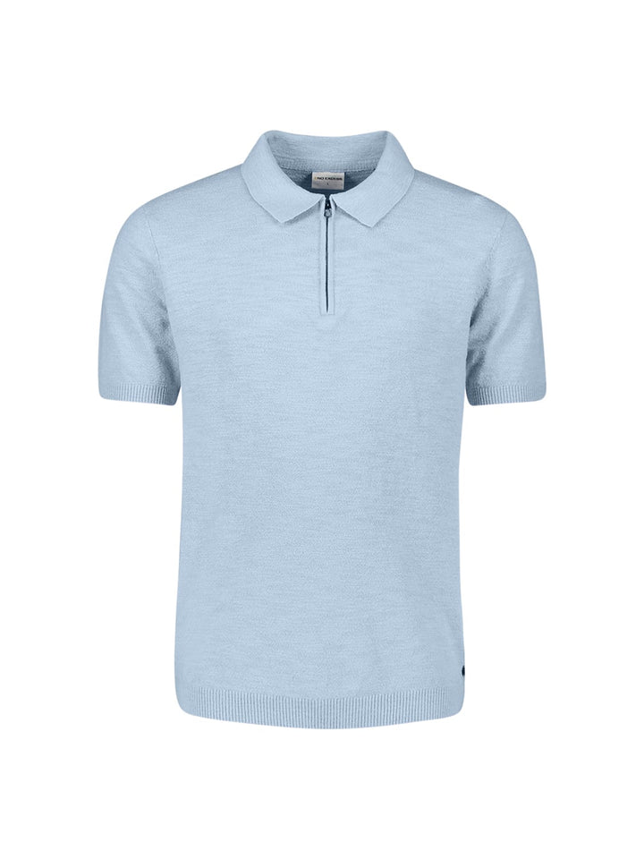 No Excess polo lichtblauw – heren