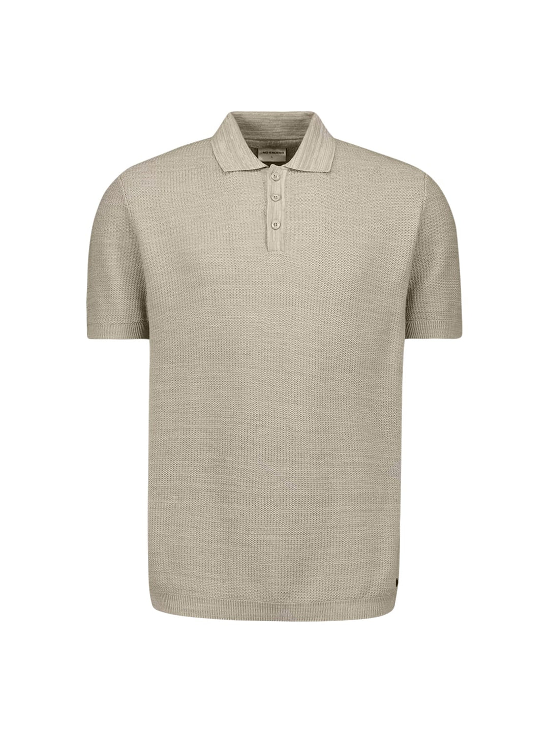 No excess 31220245 polo k/m heren beige