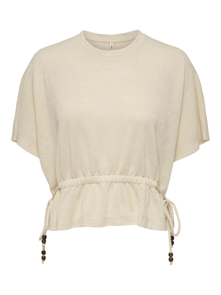 Only 15372231 Pearl top - dames - Beige