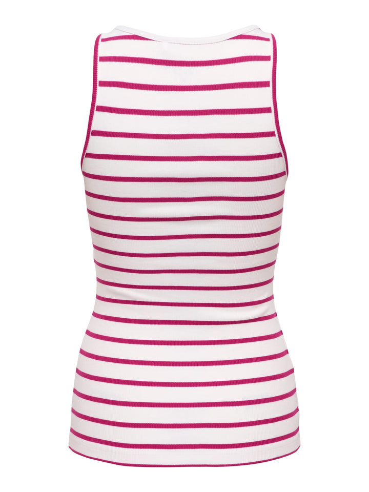 Only Fenja singlet ecru dessin – dames