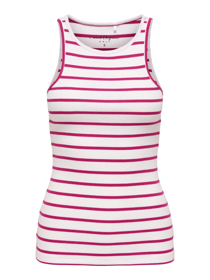 Only Fenja singlet ecru dessin – dames