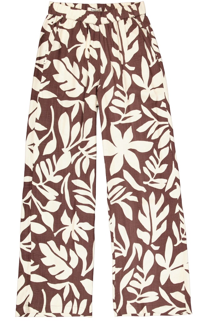 Garcia woman P260310 lange broek bruin dessin – dames