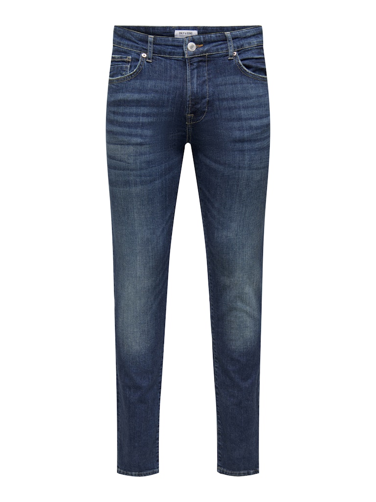 ONLY & SONS Loom jeans slim fit heren – blue denim - L34