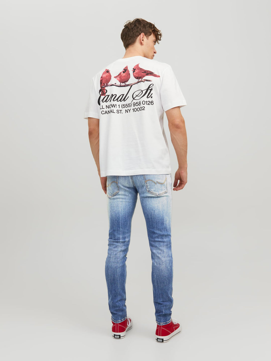 Jack & Jones Liam skinny fit jeans blauw - heren - Blue Denim - L32