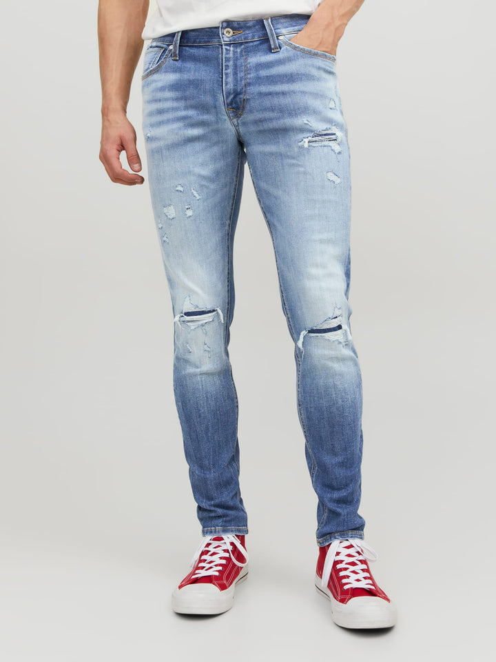 Jack & Jones Liam skinny fit jeans blauw – heren - Blue Denim - L34