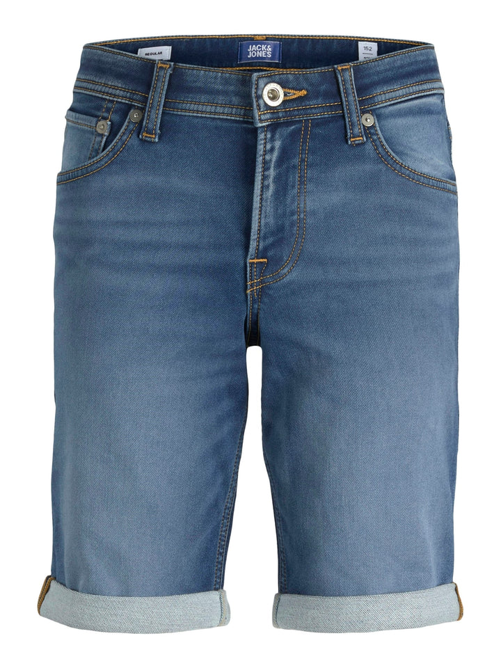 Jack & Jones Kids denim short blauw - jongens - Blue Denim