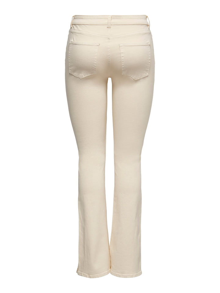 Only 15271374 Hush ecru bootcut jeans dames - 34