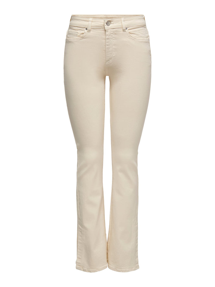 Only 15271374 Hush jeans bootcut flare fit ecru - 34