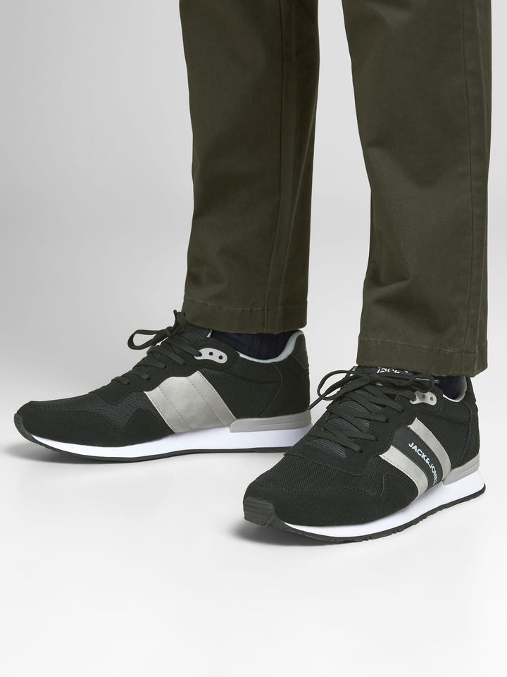 Jack & Jones 12184143 Stellar sneakers – heren - Zwart Dessin
