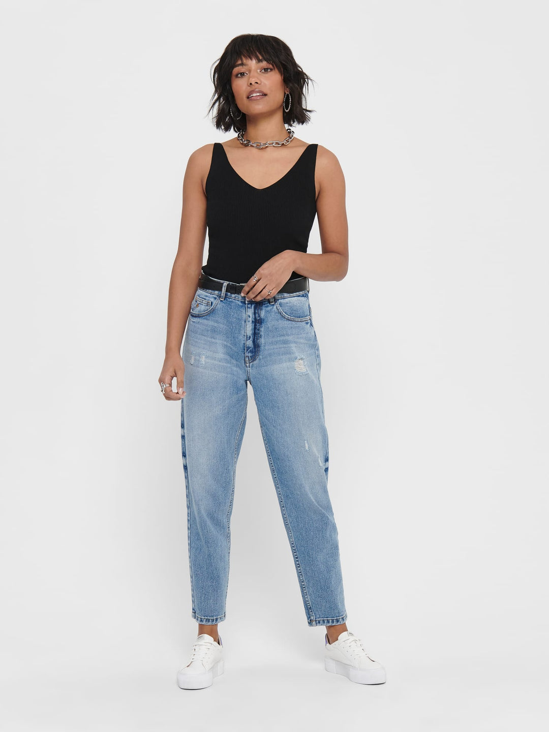 Jacqueline de Yong 15180497 Nanna singlet zwart