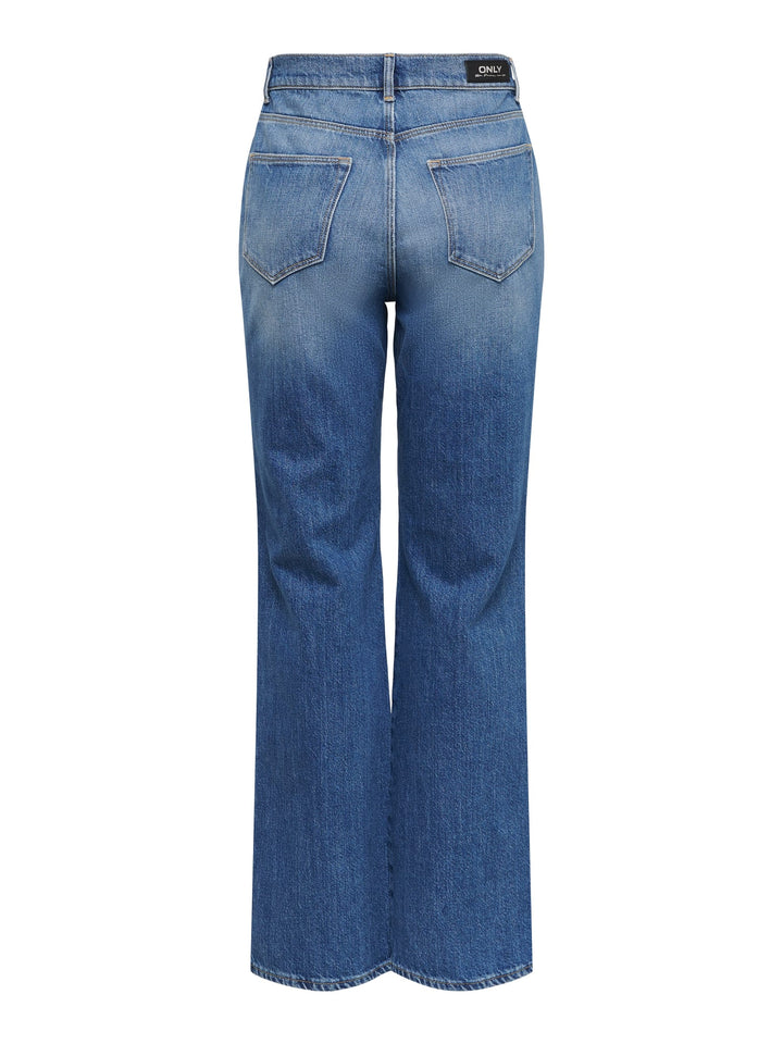 Only wide fit jeans blue denim – dames - L30