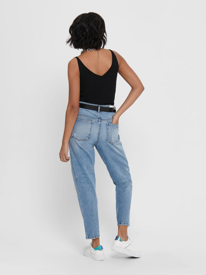 Jacqueline de Yong Nanna zwart – dames singlet