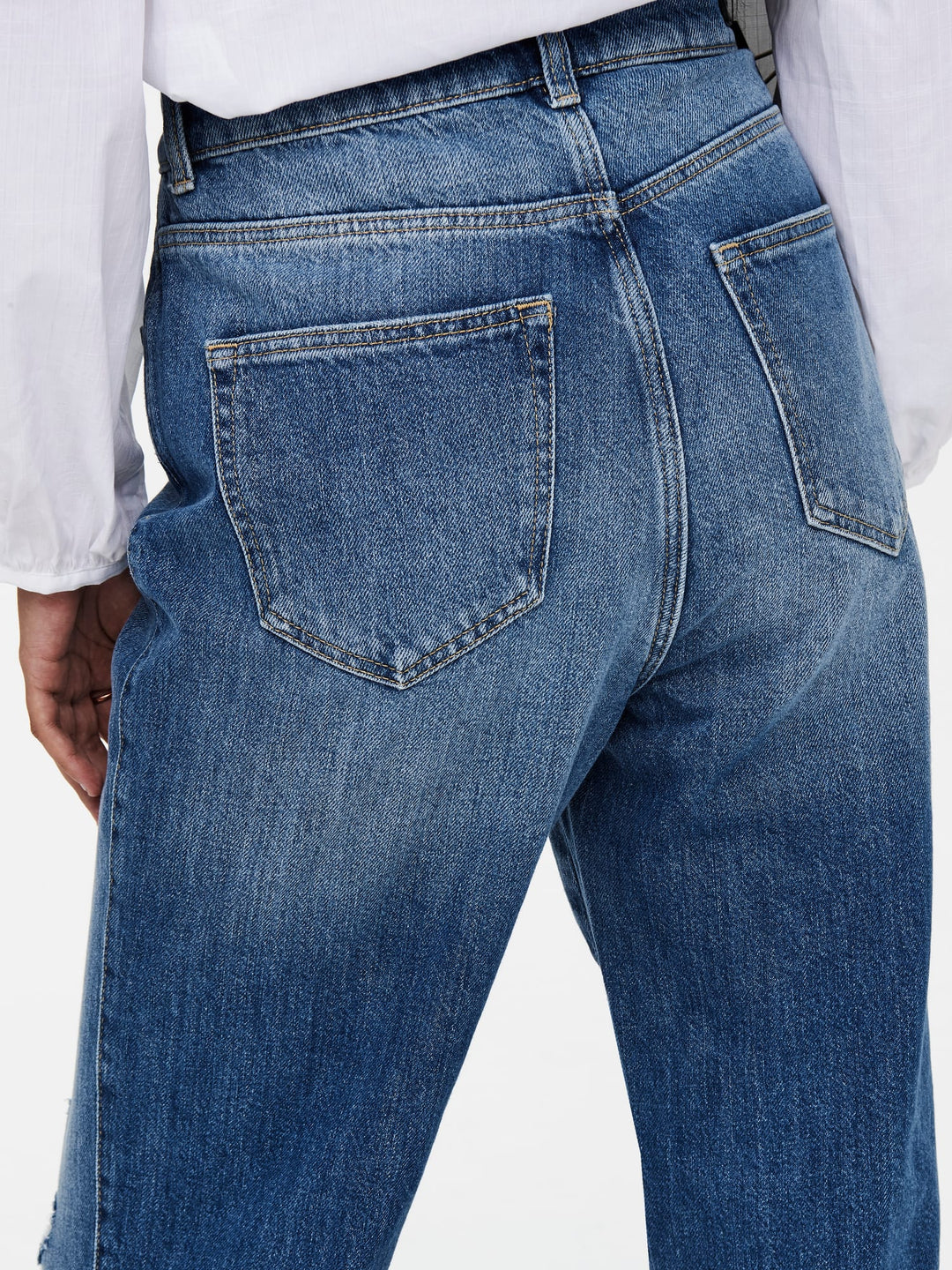 Only wide fit jeans blue denim – dames - L30