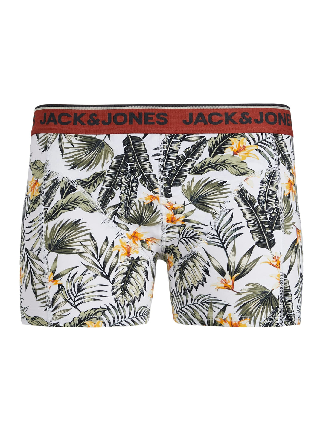 Jack & Jones JACFLOWER POWER TRUNK – boxershort heren - Wit Dessin