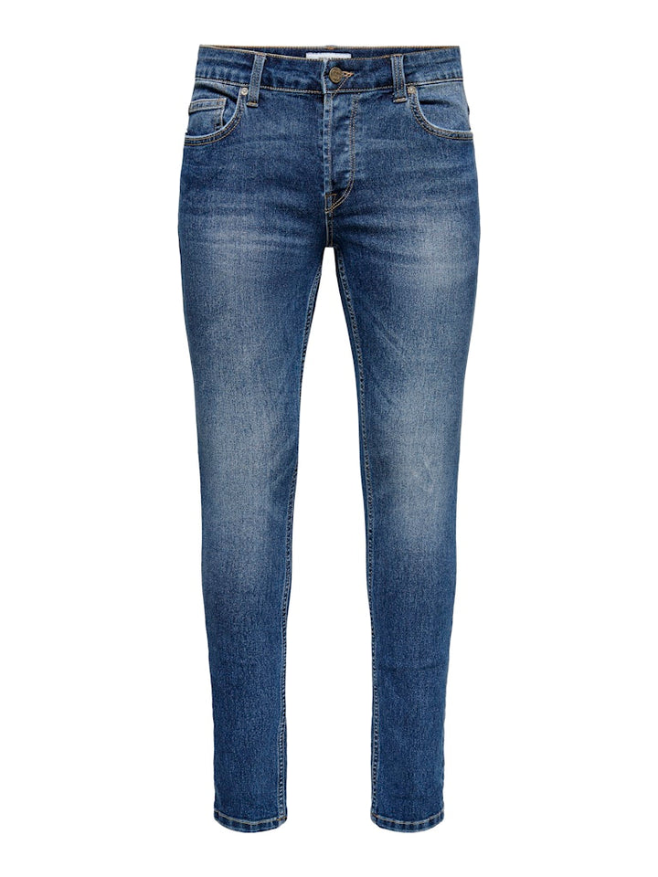 ONLY & SONS LOOM slim fit jeans blauw – heren - Blue Denim - L32
