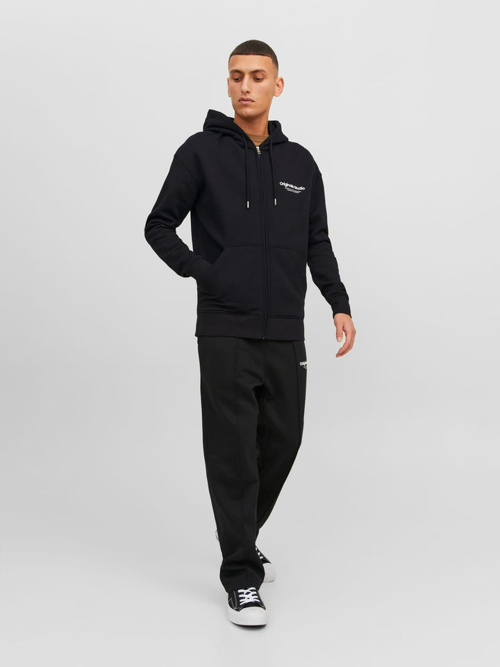 Jack &amp; Jones 12241691 vesterbro vest sweat zwart – heren