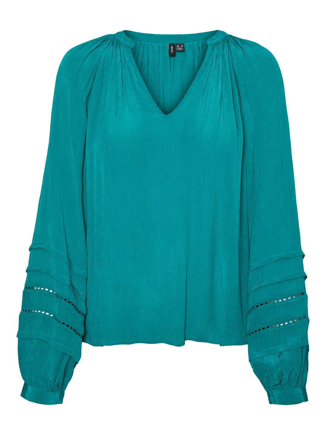 VERO MODA Citta blouse esmerald – dames top l/m
