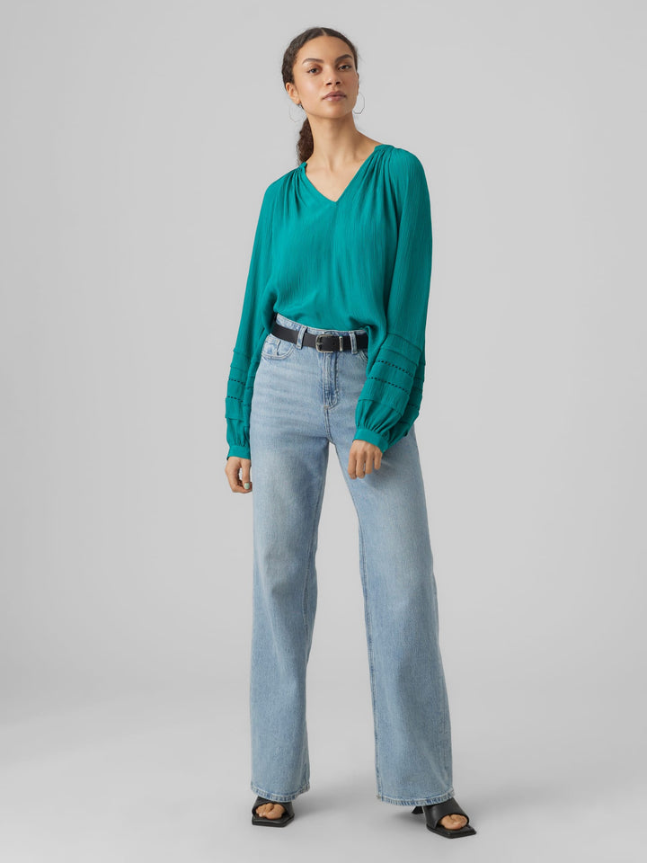 VERO MODA 10295631 Citta blouse esmerald