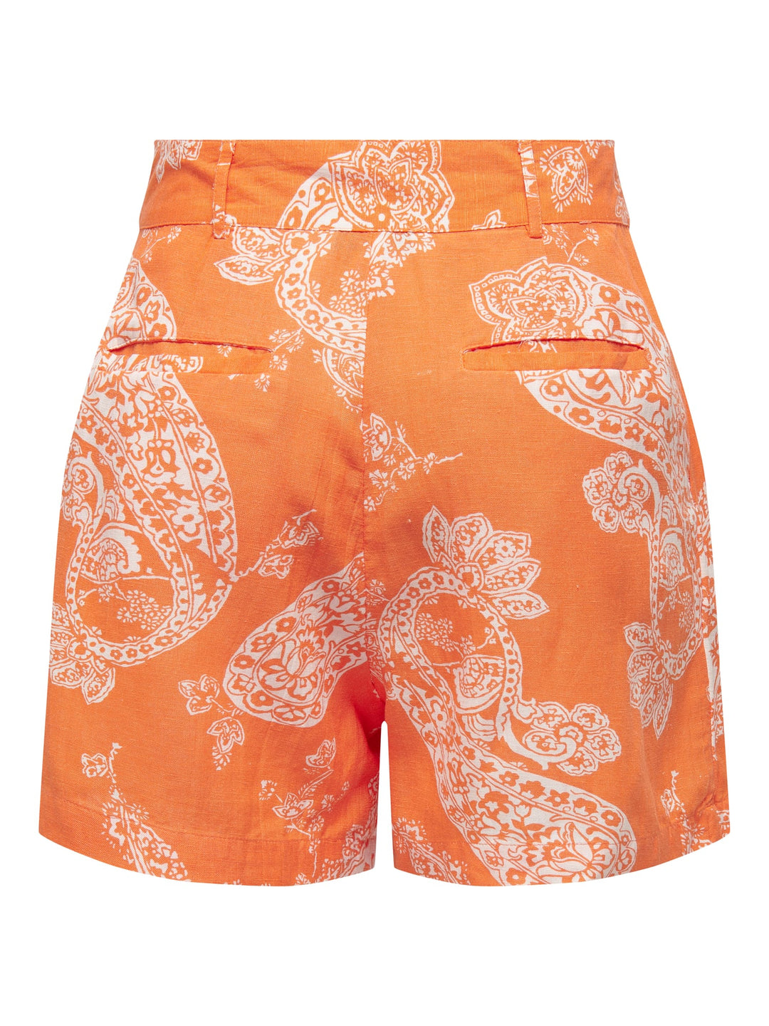 Only 15289371 Bella – nette shorts dames - Oranje Dessin