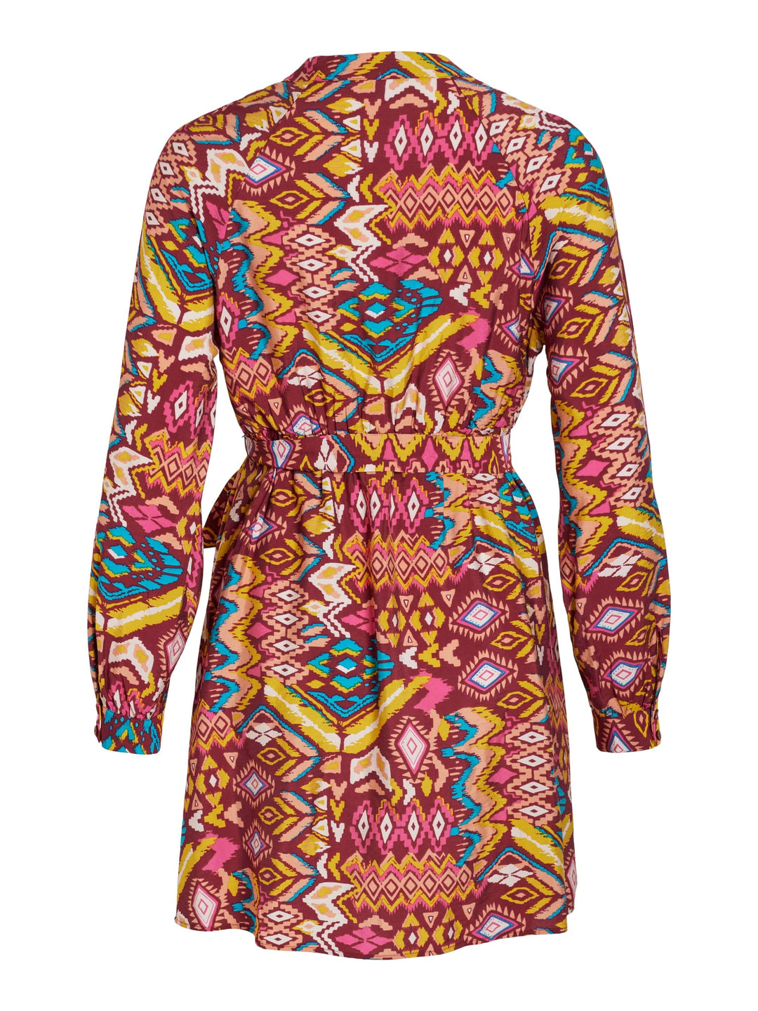 Vila Dogma blousejurk roze dessin – dames