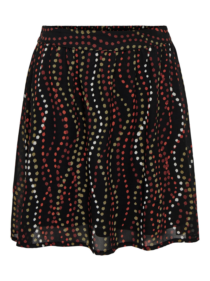 Only Astena mini rok zwart dessin – dames