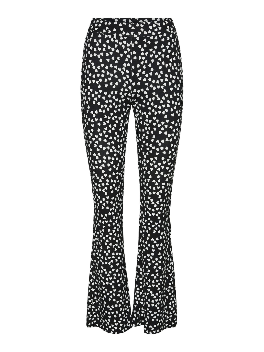 VERO MODA 10307409 kamma - lange broek dames - Zwart Dessin - L34