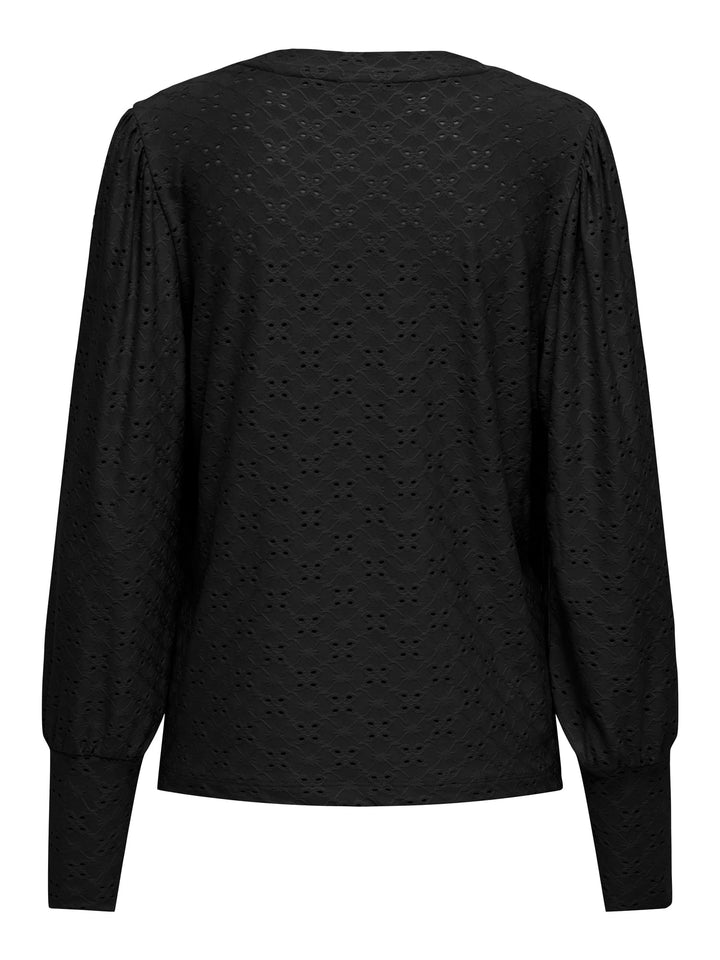 Jacqueline de Yong Cathinka T-shirt zwart – dames