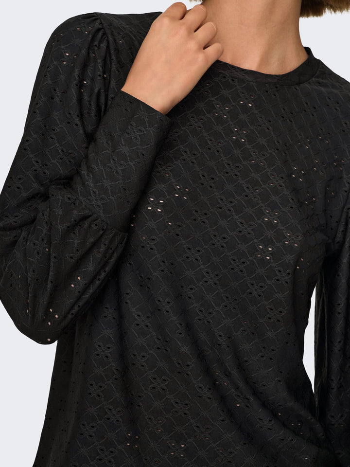Jacqueline de Yong Cathinka T-shirt zwart – dames