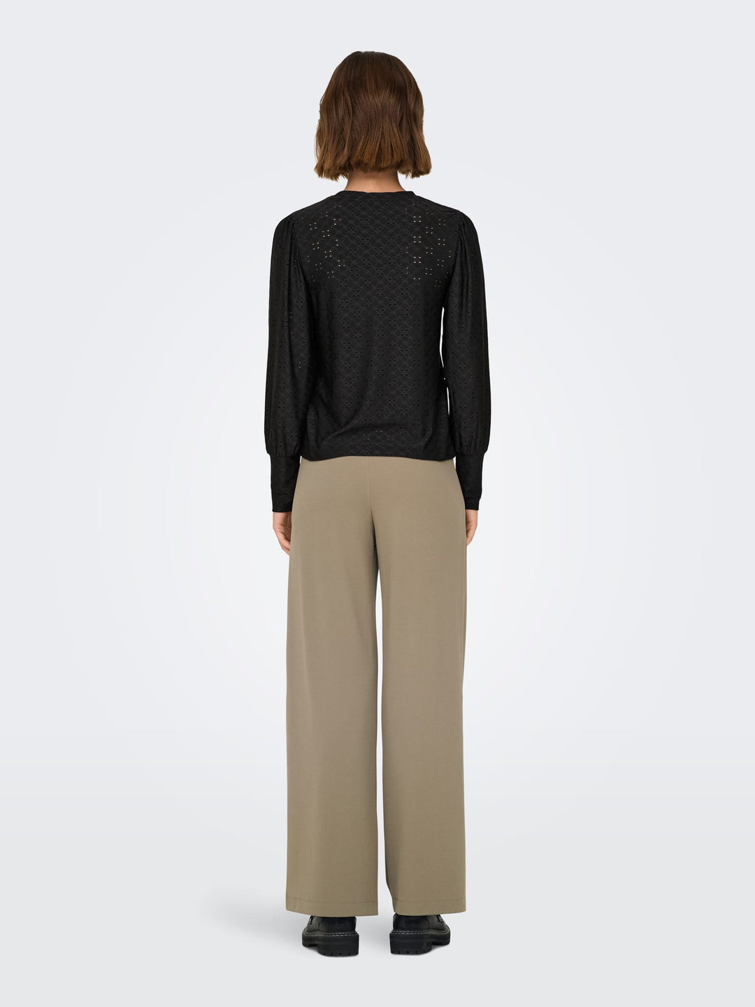 Jacqueline de Yong Cathinka T-shirt zwart – dames