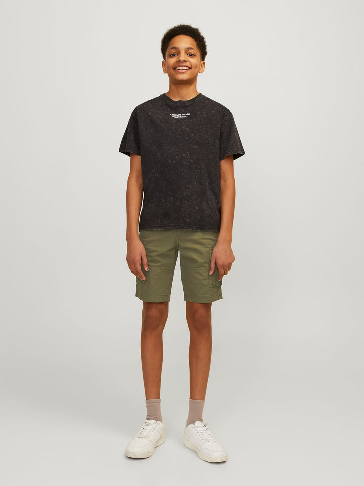 Jack & Jones Kids cargoshorts army – jongens