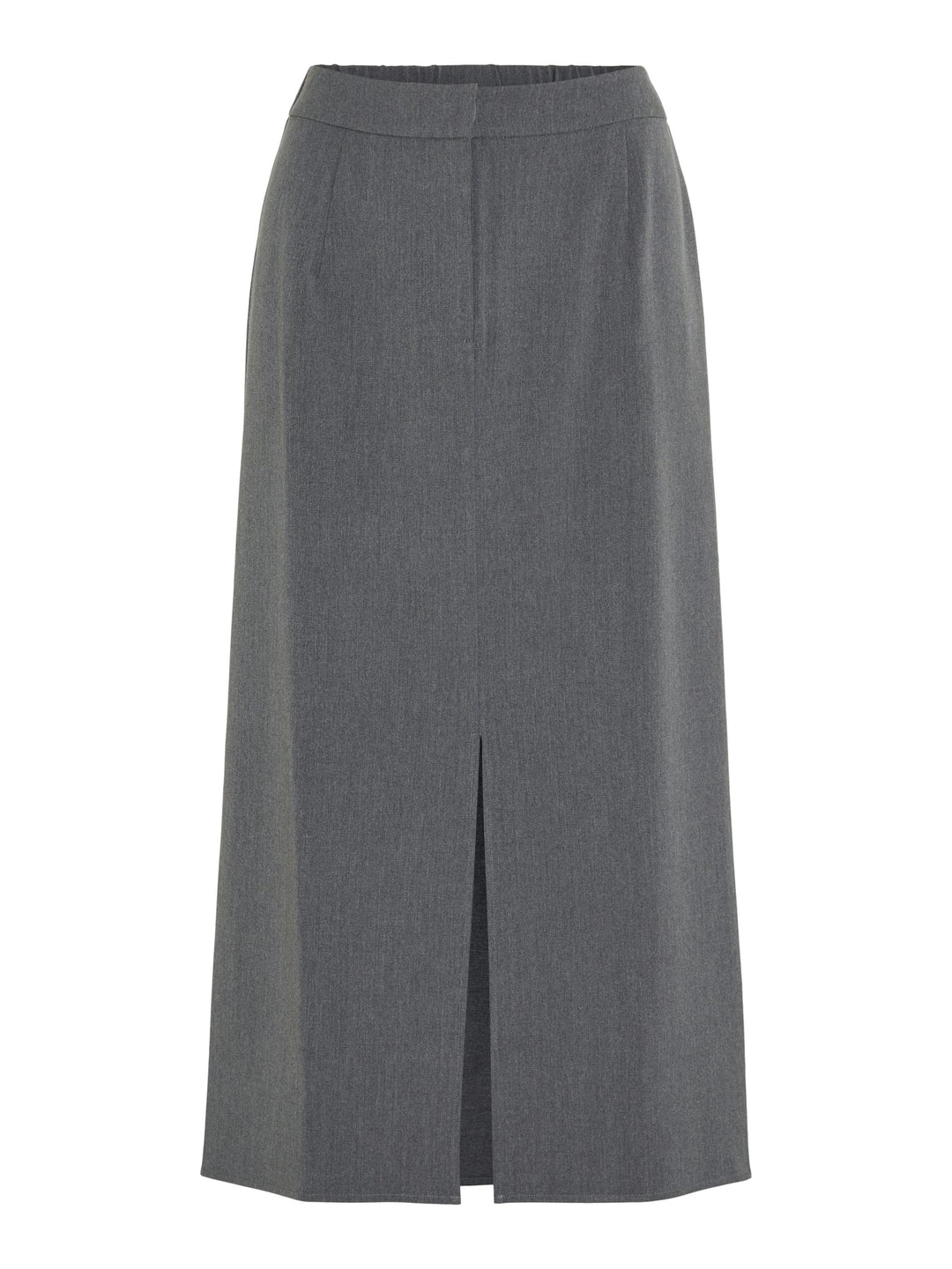 Vila VIVARONE HW midi rok grijs melee – dames