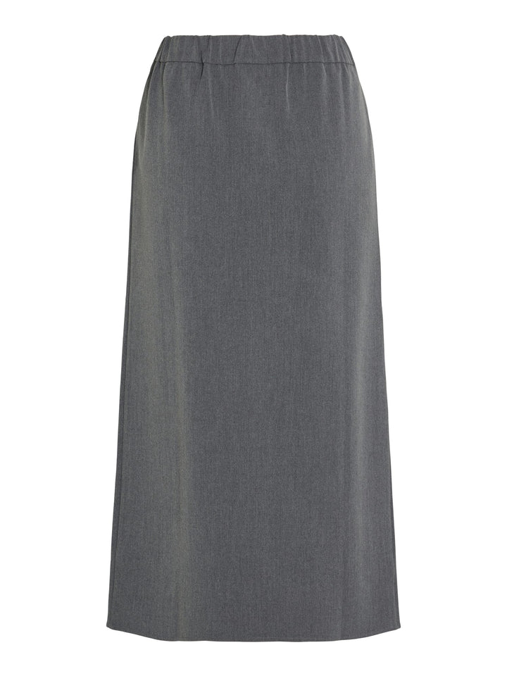 Vila VIVARONE HW midi rok grijs melee – dames