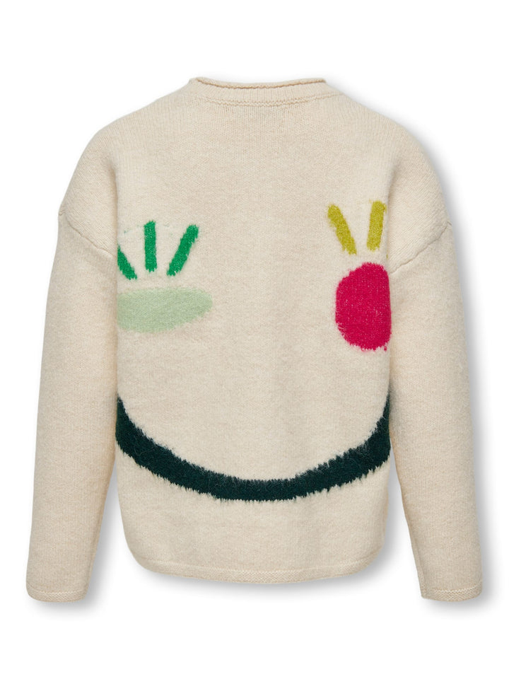 Kids Only Andrea trui beige – meisjes