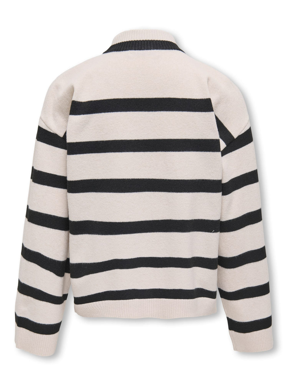 Kids Only KOGAMA LS STRIPE LOOSE HIGHNECK KNT – meisjes trui - Zand Dessin